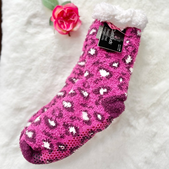 New with tag CUDDL DUDS SHERPA LINED LOUNGE SOCKS w/PLUSHFILL SUPER COMFORTABLE! - Picture 3 of 5